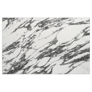 Tissu Pierre de marbre noire et blanche moderne simple