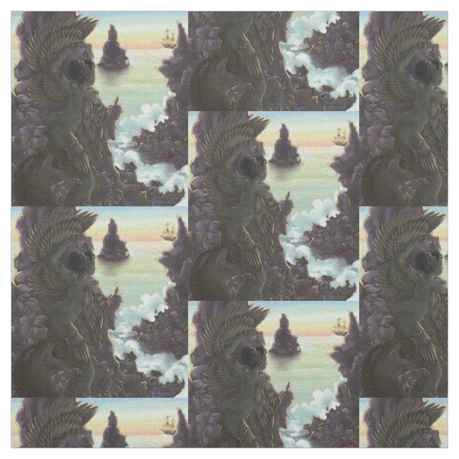 Tissu Pierres Siren (Échantillon)