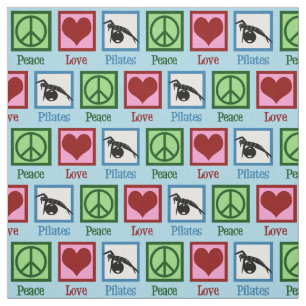 Tissu Pilates d'amour pour la paix