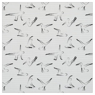 Tissu Pilates pose le motif