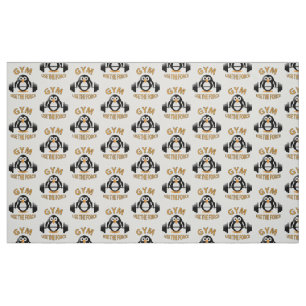 Tissu Pingouin avec cloche