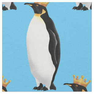 Tissu Pingouin roi