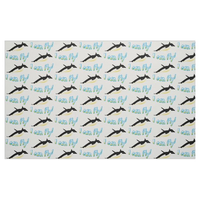 Tissu Pingouin volant (Fat Quarter)