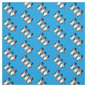 Tissu Pingouins diplômés