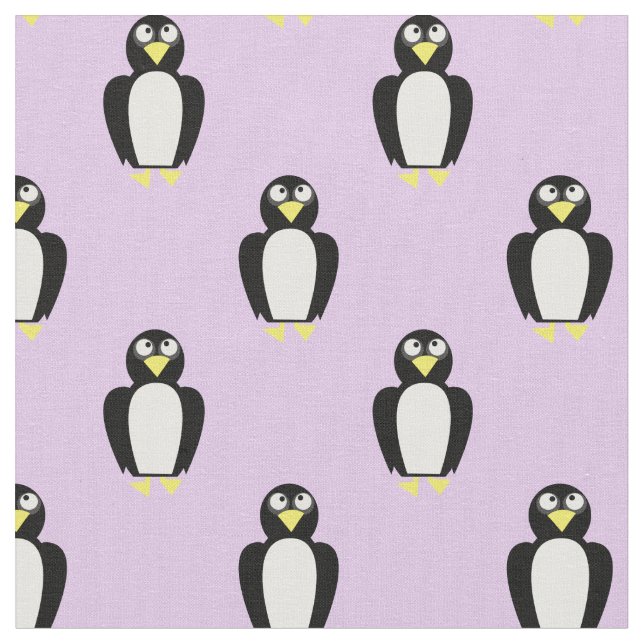 Tissu Pingouins mignonnes Enfants Nourriture bébé (Fermer)