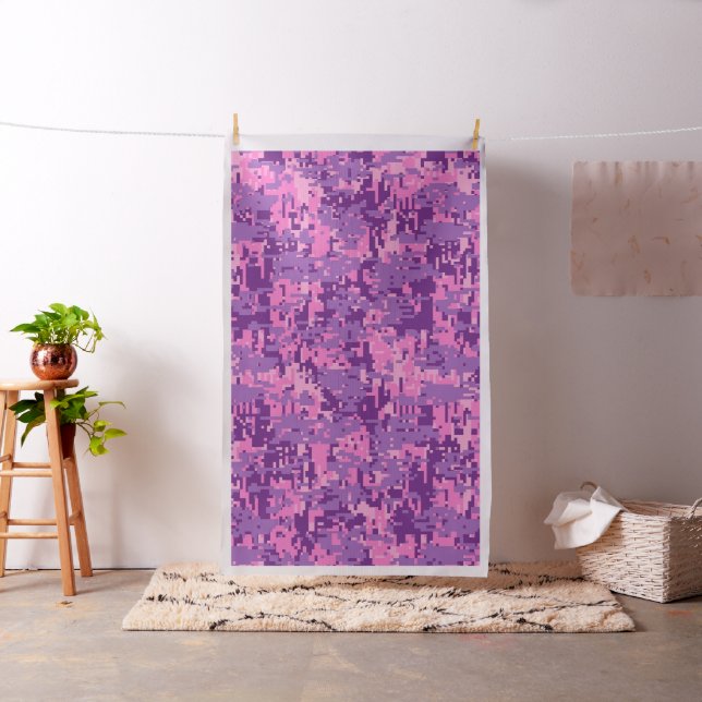 Tissu Pink Girly Digital Camouflage Customizable (In Situ)