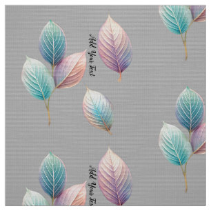 Tissu Pink Lavender Green Pastels Mariage d'aquarelle