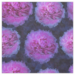 Tissu Pink Lush Peony Flowers