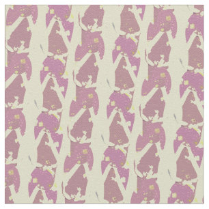 Tissu Pink n Flipflops jaune Motif Abstrait