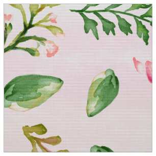 Tissu Pink Ombre Foliage