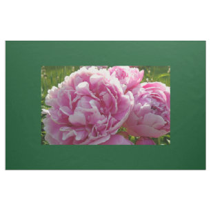 Tissu Pink Peony photo cottage ferme jardin fleuri