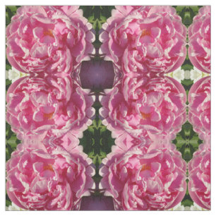 Tissu Pink Peony photo cottage ferme jardin fleuri