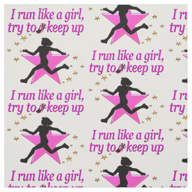 TISSU PINK STAR TRACK ET CHAMPION DE TERRAIN (Échantillon)