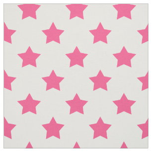 Tissu Pink Stars White Arrière - plan Textile