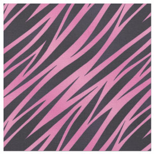 Tissu Pink Zebra Stripe