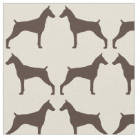 Pinscher Doberman | Silhouettes de Chien Motif