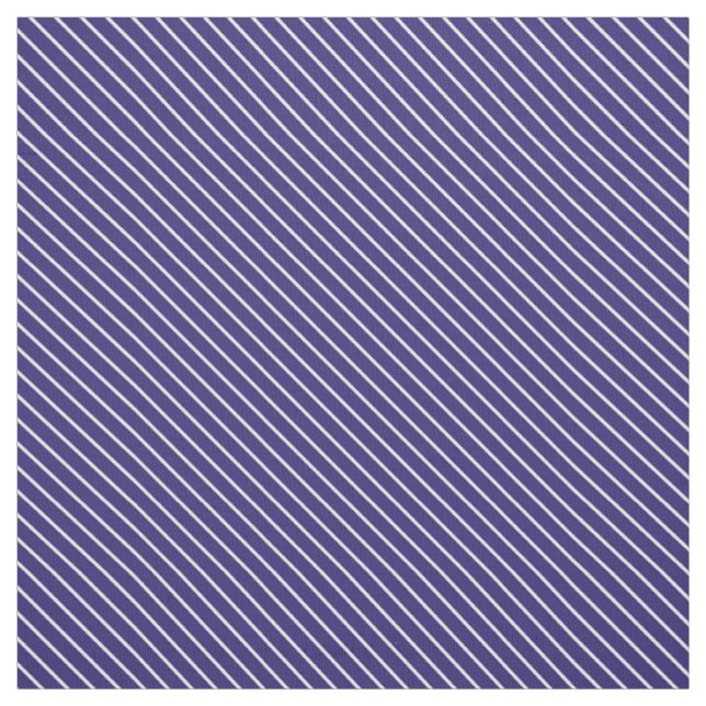 Tissu Pinstripes diagonales - bleu marine et blanc (Échantillon)
