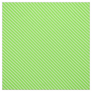 Tissu Pinstripes diagonales - vert citron et blanc