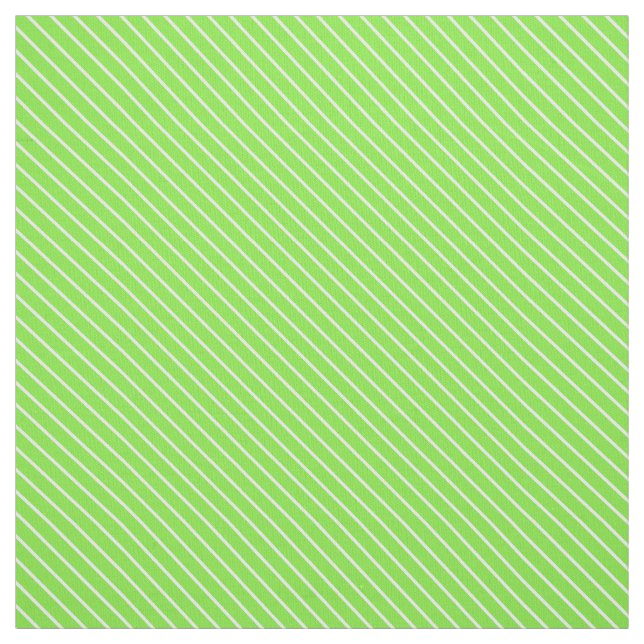 Tissu Pinstripes diagonales - vert citron et blanc (Échantillon)