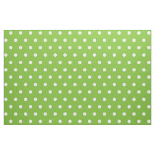 Tissu piquant de couture de pois de métier vert