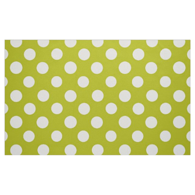 Tissu piqué Polka/Olive (Fat Quarter)