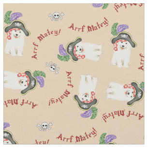 Tissu Pirate Samoyé