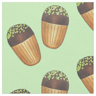 Tissu Pistachio Madeleines Pâtisseries françaises Pâtiss