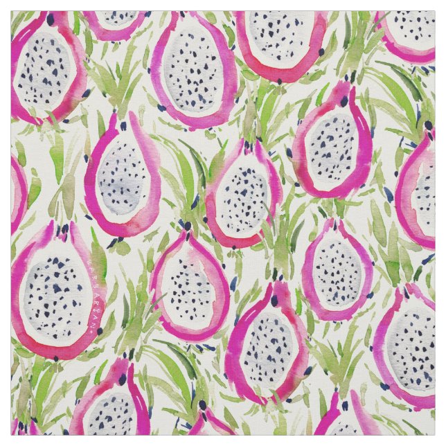 Tissu PITAYA FIYA Dragon Fruit Fabric (Échantillon)