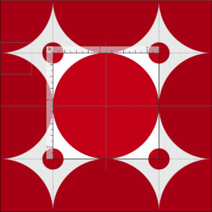 Tissu PixDezines do-it-yourself couleur/points réglables