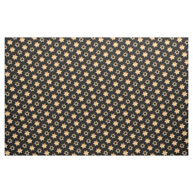 Tissu PixDezines Faux Gold Star de David/do-it-yourself  (Yard)