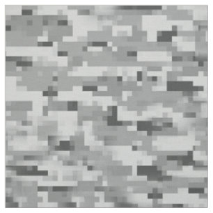Tissu Pixel camo camouflage gris