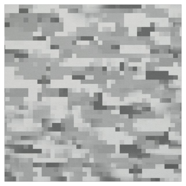 Tissu Pixel camo camouflage gris (Échantillon)