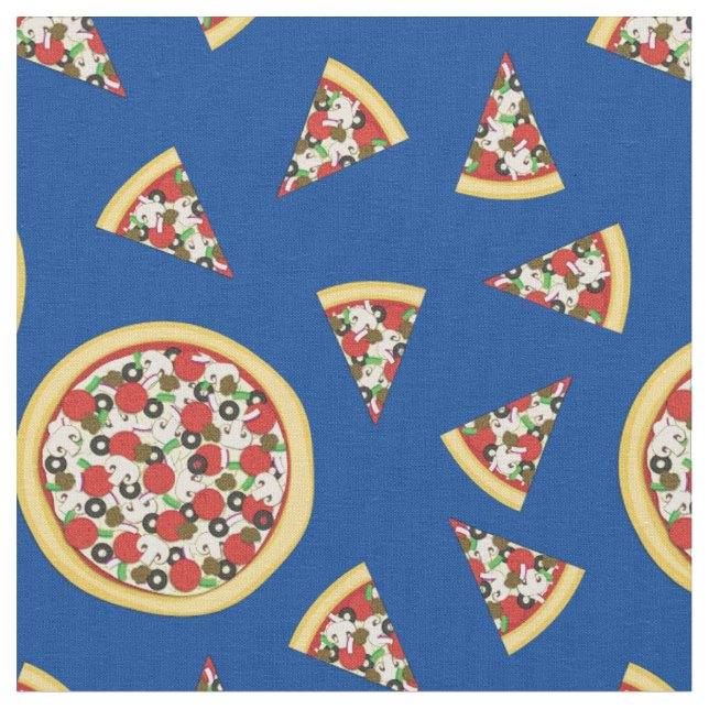 Tissu Pizza Combo Supreme Nourriture Enfants Mignons (Fermer)
