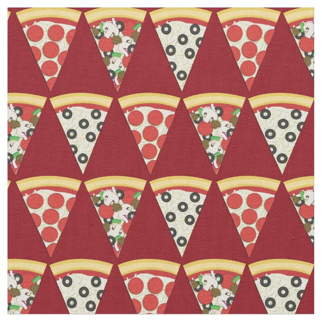 Tissu Pizza Cuisine Enfants (Fermer)