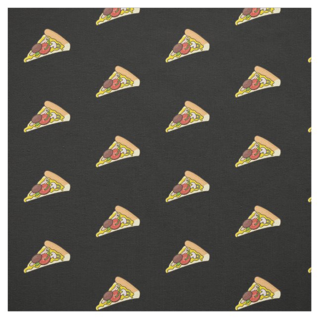 Tissu Pizza Slice Motif (Échantillon)