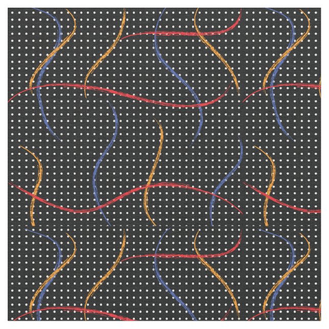 Tissu Plafond et points de peinture rétro (Fermer)