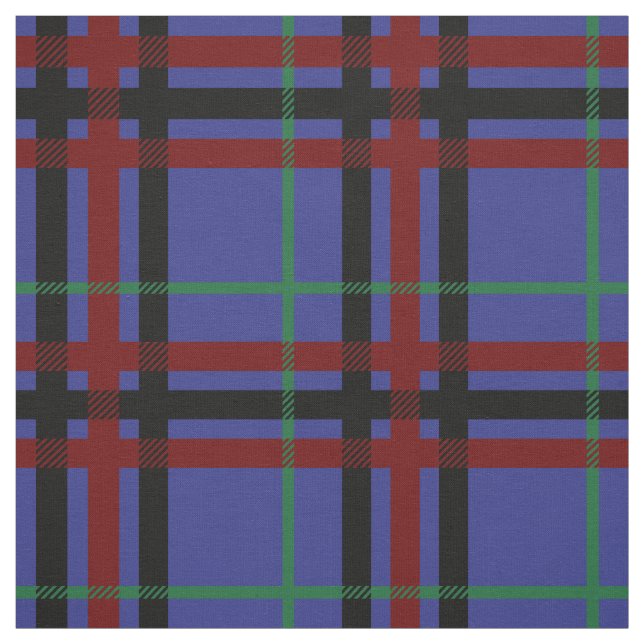 Tissu Plaid À Tons Bijoux (Échantillon)