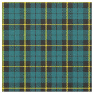Tissu Plaid bleu-clair turquoise print2 de rayure de