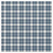 Plaid Checkered bleu et blanc vintage
