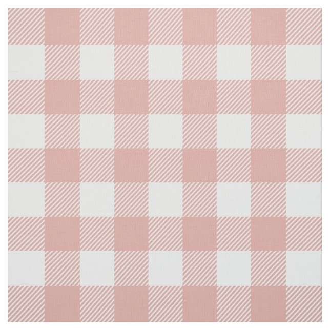 Tissu Plaid de Buffalo Rose corallien (Échantillon)
