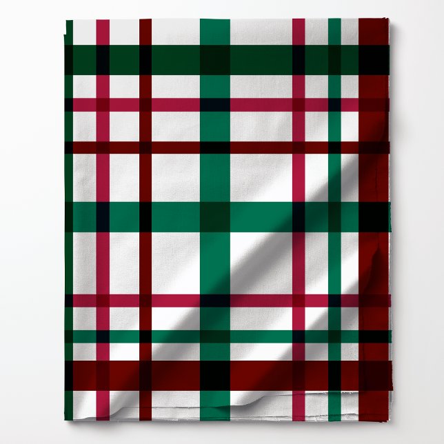 Tissu Plaid de Noël en motif rouge et vert (Créateur téléchargé)