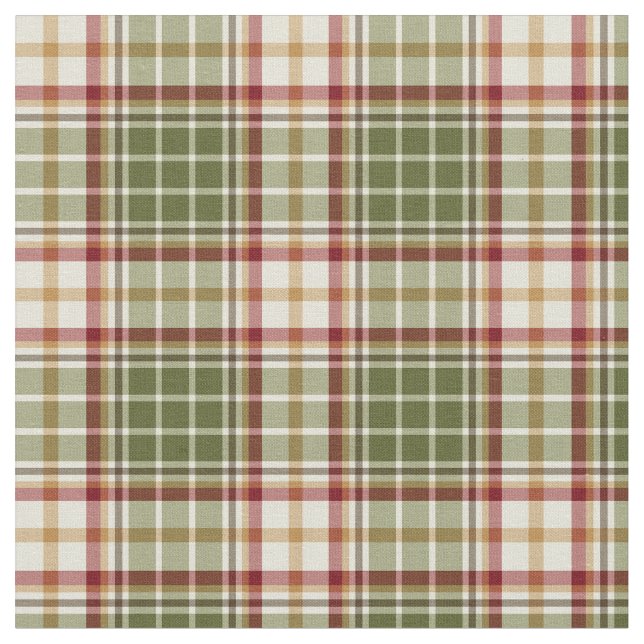 Tissu Plaid de Noël Woodland (Fermer)