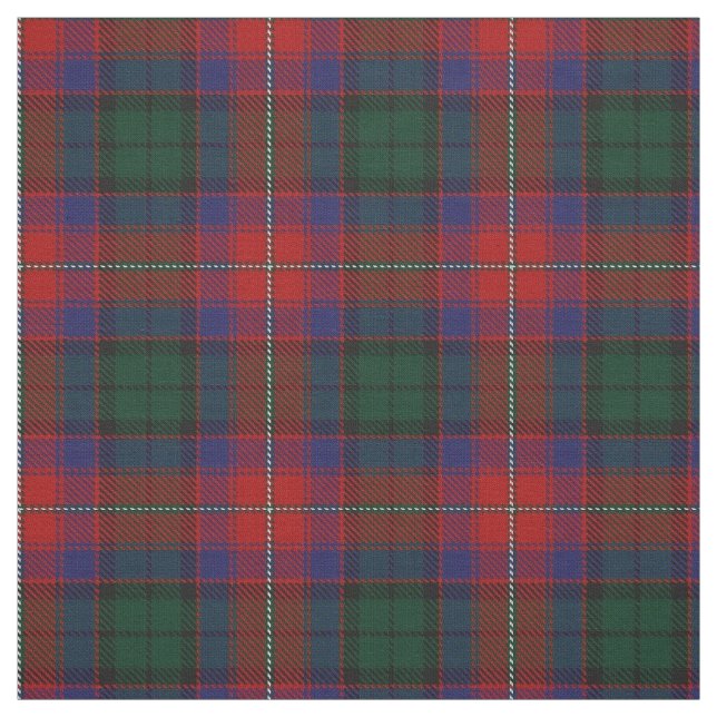 Tissu Plaid de tartan écossais vert rouge de Rattray de (Échantillon)