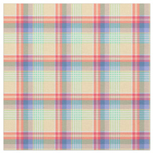 Tissu Plaid Girly Pastel