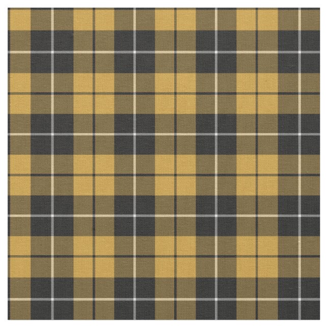Tissu Plaid Gold et Black Sporty (Fermer)