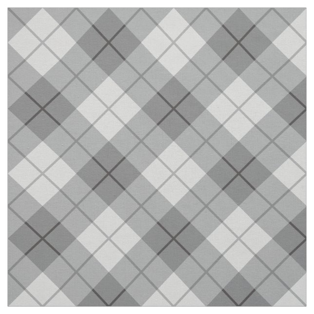 Tissu Plaid gris (Échantillon)