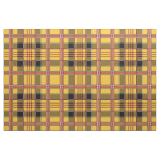 tissu plaid jaune