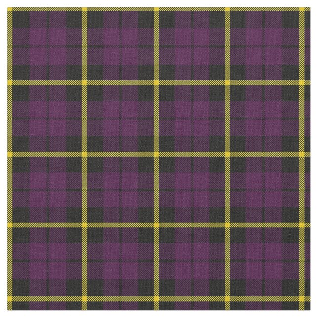 Tissu Plaid jaune noir pourpre chaud foncé print2 de (Fermer)