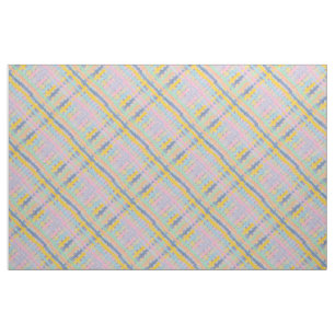 Tissu Plaid multicolore