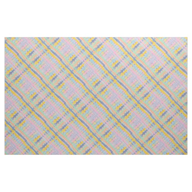Tissu Plaid multicolore (Fat Quarter)